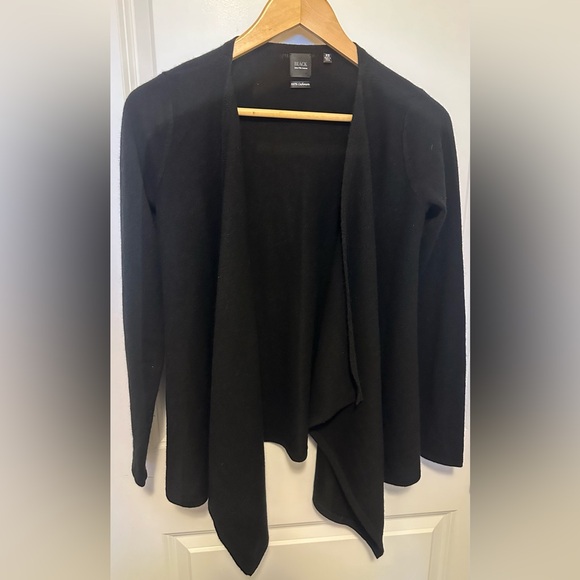 Saks Fifth Avenue Cashmere Black Label open cardigan sweater. Like new. - Picture 3 of 4